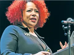  ??  ?? Rewarded: Nikole Hannah-Jones won a Pulitzer for her error-ridden claims.