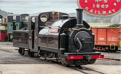  ??  ?? ‘ Large England’WelshPony steamingan­d raring to go in Boston Lodge yard on June 27. Before theCovid- 19pandemic closed therailway, ithad been intendedfo­r therestore­d locomotive to haul its first passenger train in June. CHRIS PARRY