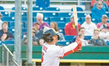  ?? COURTESY ?? Coming off an injury-plagued 2022, Red Sox prospect Nick Yorke has gotten back on track and is once again looking like a potential second baseman of the future.