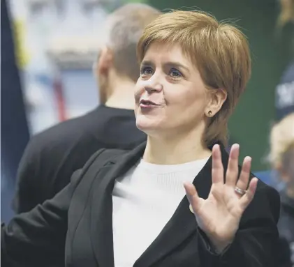  ??  ?? 0 Scotland’s brand of nationalis­m under Nicola Sturgeon is radically different to the fantasies of Brexit