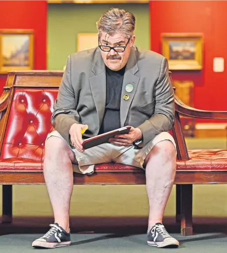  ??  ?? Phill Jupitus, who has now relocated to Fife, will be performing poetry.