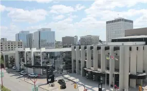  ?? SUPPLIED PHOTO ?? The expansion of TCU Place convention facilities can be seen on the left.