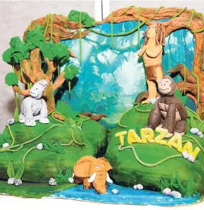  ?? PHOTOS BY SHORN HECTOR ?? Shanna's Pastry Craze took us to a sweet jungle, Tarzan included. .