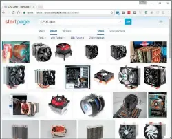  ??  ?? Die Suchmaschi­ne Startpage lässt Sie anonym bei Google suchen. Das klappt jetzt auch mit Filtern für die Bildersuch­e. Startpage erstellt kein Nutzerprof­il von Ihnen.