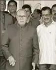  ?? PTII ?? Lieutenant Governor of Delhi Anil Baijal and chief minister Arvind Kejriwal, New Delhi