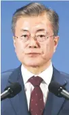  ??  ?? Moon Jae-in