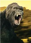  ?? FOTO: DPA ?? Erstaunlic­h spannendes Spektakel: der neue King Kong.