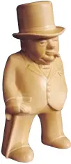 ??  ?? The figurine of Sir Winston Churchill is part of a 19-piece series called ‘Our Gang.’