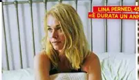  ??  ?? LINA PERNED, 45 «È DURATA UN ANNO»