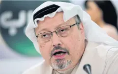  ??  ?? MYSTERY DISAPPEARA­NCE: Saudi journalist Jamal Khashoggi in Manama, Bahrain.