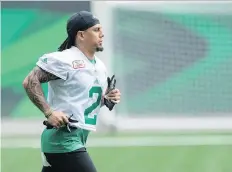  ?? MICHAEL BELL/REGINA LEADER-POST ?? Chad Owens will make his debut with the Saskatchew­an Roughrider­s Friday against the Calgary Stampeders.