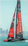  ??  ?? Team New Zealand will start their defence of the America’s Cup on March 6, 2021.