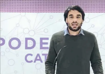  ?? EUROPA PRESS ?? Lucas Ferro, de Podemos, es el candidato de los comunes para sustituir a Cuevillas como secretario segundo