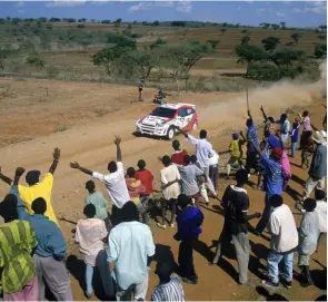  ??  ?? Local fans are hugely supportive of the world’s leading drivers...