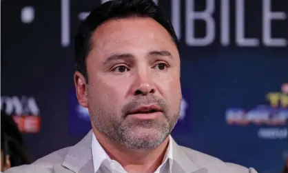  ??  ?? Oscar De La Hoya is a promoter after his retirement from boxing. Photograph: John Locher/AP