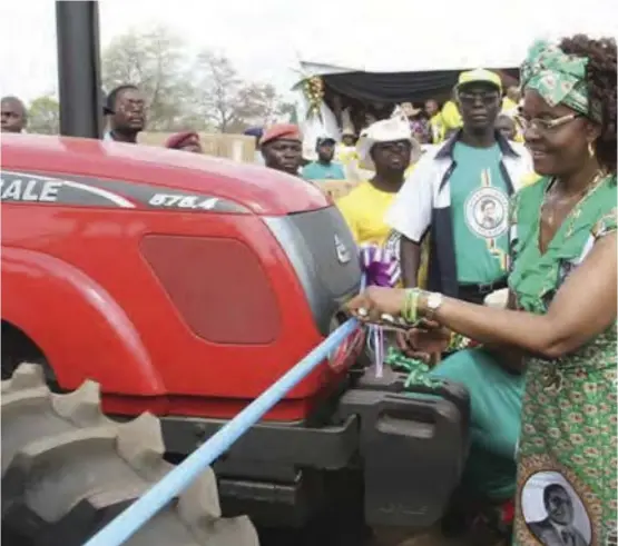  ?? ?? The Zimbabwe government launched several tractor programmes that benefitted the elite but were later paid for by taxpayers.