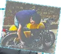  ?? PHOTO: RAAJESSH KASHYAP/HT ?? Rane with his motorcycle