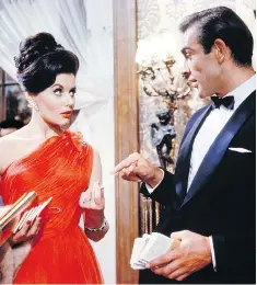  ?? UNITED ARTISTS ?? Dr. No, starring Eunice Gayson and Sean Connery, was the James Bond movie that turned Anthony Horowitz into a lifelong fan.