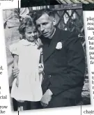  ??  ?? Helping hands: William Alexander and daughter Grace, 17, top. Theresa May, above, with her father, Hubert Brasier