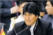  ?? AFP ?? El expresiden­te de Bolivia, Evo Morales.