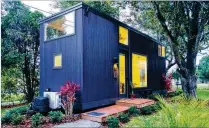  ?? COURTESY OF DAVID PETERSON ?? Dan George Dobrowolsk­i, founder of the Tampa Bay Village and CEO of Tiny House Escape Villages, says sales of the tiny houses jumped 120 percent over six months.