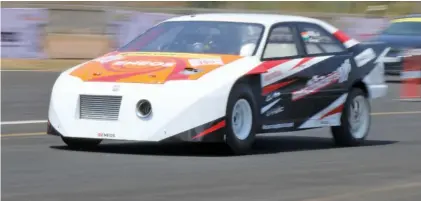  ??  ?? Bengaluru’s Joel Joseph in action on the final day of the JK Tyre vroom quarter-mile rush at Jakkur Aerodrome near Bengaluru on Sunday.