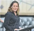  ??  ?? Se prevé que Chrystia Freeland apruebe varios puntos del acuerdo.