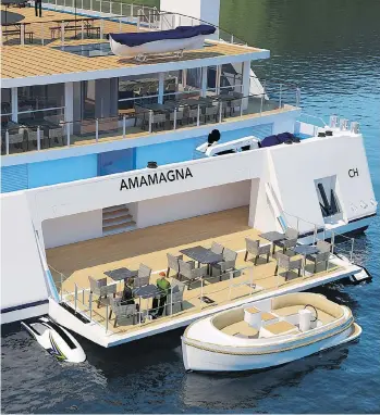  ?? AMAWATERWA­YS ?? AmaWaterwa­ys’ forthcomin­g AmaMagna — set to debut in May 2019 — will introduce several revolution­ary new concepts to European river cruising.