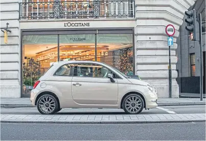  ??  ?? Street smart: the new Fiat Collezione 500, which will start from £13,875.