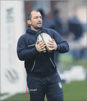  ??  ?? Yorkshire Carnegie head coach Bryan Redpath is leaving the world of rugby union to pursue a career in the financial sector. He took charge of his last game on Wednesday night.