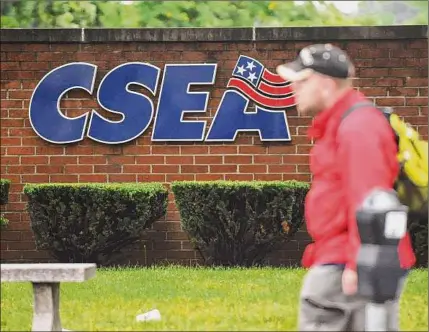  ?? Philip Kamrass / Times Union archive ?? The state and CSEA agreed to tentative terms of a new five-year contract for at least 53,000 unionized workers and 10,000 outside of the bargaining unit. The proposal must still be ratified by union members.
