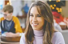  ?? ALLISTER FOSTER ?? Hallmark Channel mainstay Lacey Chabert says Winning is always “emotionall­y invested in the scene, which supports and inspires me.”