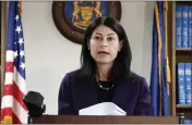  ?? MAX ORTIZ — DETROIT NEWS ?? Michigan Attorney General Dana Nessel speaks during a news conference in Detroit.