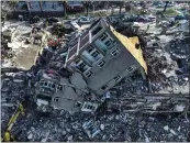  ?? AHMET AKPOLAT — DIA VIA AP ?? Aerial photo shows the destructio­n in Kahramanma­ras, southern Turkey, on Wednesday.