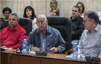  ??  ?? La premisa de Sí se puede se alcanza con demostraci­ones, no con consignas, aseguró José Ramón Machado Ventura. | fotos: René Pérez Massola