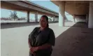  ?? ?? Dez Martinez, an advocate for the unhoused, at the former location of Dream Camp that she founded and managed, providing a safe haven to 32 street family members. Dream Camp was cleared off by the City of Fresno in February 2022.