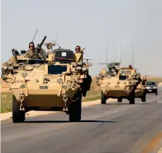  ?? أ.ف.ب ?? قرار ترامب سحب القوات الأميركية مهّد الطريق لهجوم تركي على الأكراد.
