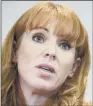  ?? ?? ANGELA RAYNER: Labour Deputy Leader condemned claims she tried to distract the Prime Minister.