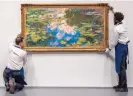  ?? ?? Le Bassin aux Nympheas, by the French painter Claude Monet, painted between 1917 and 1919. Photograph: Sotheby’s/EPA