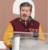  ?? Rob Carr/Getty Images ?? The House Committee on Oversight and Reform said owner Dan Snyder enabled a hostile workplace.