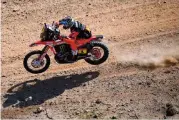  ??  ?? A file photo of Jose Ignacio Cornejo ‘Nacho’ during the 2021 Dakar Rally