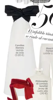 ??  ?? Carolina Herrera Vestido de seda (5.120 €).