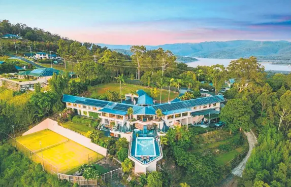  ?? ?? The sprawling 14-bedroom Tallai home is on the market for more than $8.5m.