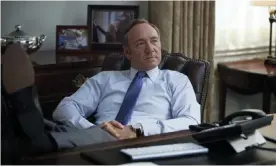  ?? Photograph: Netflix/Kobal/Rex/Shuttersto­ck ?? Killed off ... Kevin Spacey as Frank Underwood in the US version of House of Cards.