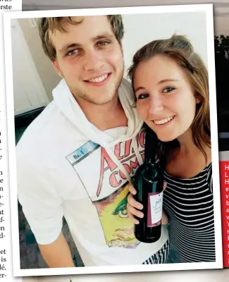  ??  ?? HOOFFOTO, LINKS en ONDER: Henri van Breda en Daniellé Janse van Rensburg het by ’n sjefskool ontmoet. Dit was vir haar erg toe hy nag in ’n polisiesel moes deurbring. Sy het hom die oggend daarna by die hof bygestaan.g