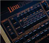  ?? ?? Linn Drum’s digitally sampled drum sounds left contempora­ry rivals in the dust