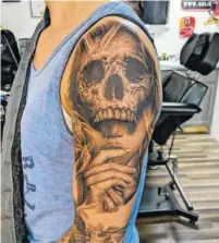  ?? FACEBOOK. COM PHOTO ?? Allen Spurlock from Monroe, La., was last year’s Best of Show winner at Tattanooga. This Grim Reaper is one of his newest designs.