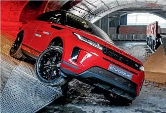  ??  ?? Land Rover has just revealed the new Evoque with some rather clever camera systems on board.