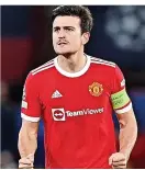  ?? ?? HARRY’S GAINS…
Maguire celebrates after bringing United level with his drive