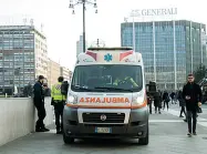  ??  ?? Crisi
Il servizio di trasporto in ambulanza è a rischio dopo il bando al ribasso proposto da Arca